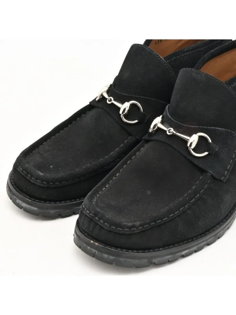 Gucci Short Boots D Black Horsebit Tip Ankle 9.5